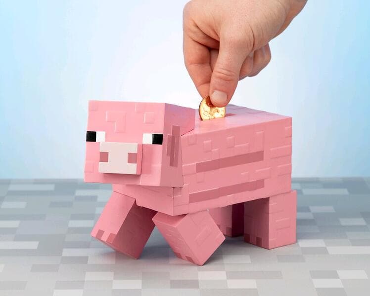 Paladone Minecraft Pig Sparbössa