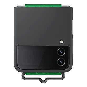 Samsung Silicone Cover with Strap for Samsung Galaxy Z Flip 4