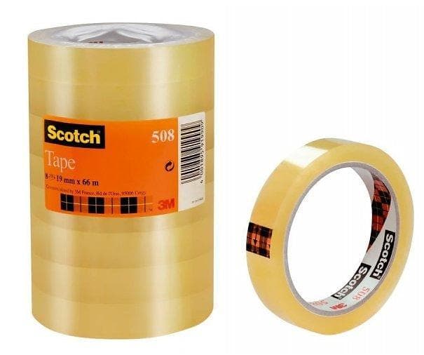 Scotch Kontorstejp 508 66m x 19mm 8st