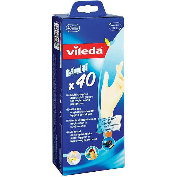 Vileda Multi Disposable Gloves 40-pack