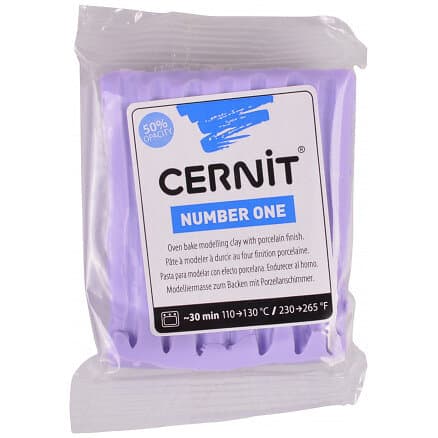 Cernit Modellera Number One Unicolor 014 Syrenlila 56g