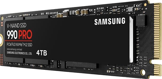 Samsung 990 PRO PCIe 4.0 NVMe M.2 SSD 4TB