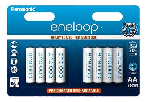 Panasonic Eneloop R6/AA BK-3MCCE 1900 mAh 8-pack