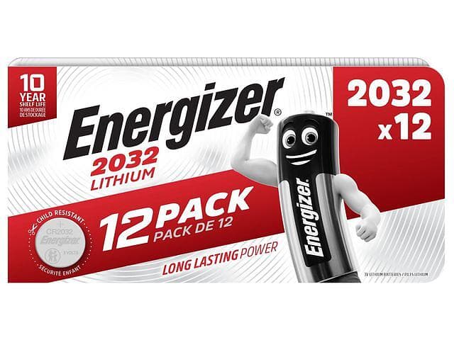 Energizer CR2032 Lithium 12-pack