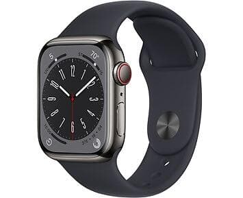 Apple Watch Series 8 4G 41mm Stainless Steel with Sport Band