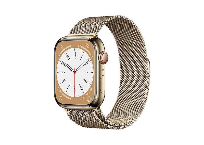 Apple Watch Series 8 4G 45mm Stainless Steel with Milanese Loop