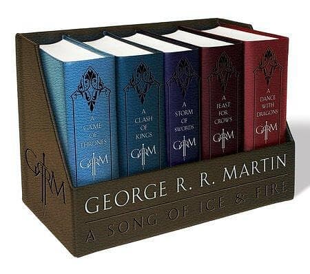 George R. Martins A Game Of Thrones Leather-cloth Boxed Set (song Ice