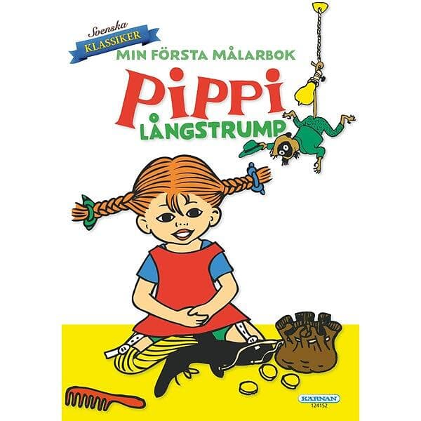 Min Första Målarbok Pippi Långstrump