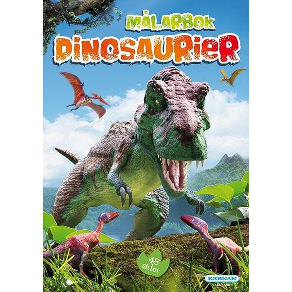 Dinosaurier Målarbok