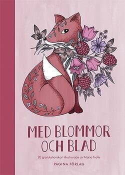Med Blommor Och Blad 20 Gratulationskort