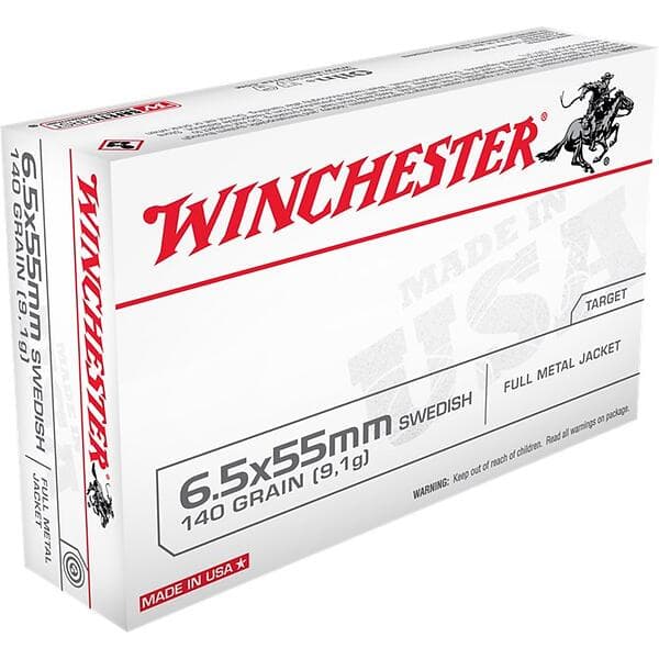 Winchester FMJ 6,5x55 Swe 140gr/9,1g