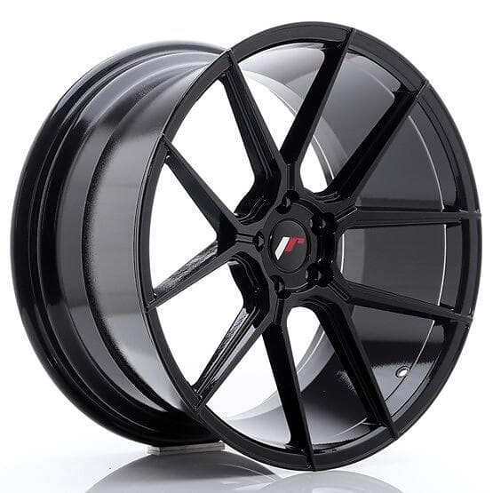 Japan Racing JR30 Glossy Black 10x20 5/112 ET40 CB66,6