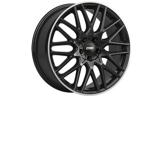 CMS C25 Gloss Black / Polished Lip 7,5X18 5/112 ET47 CB57,1