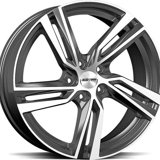 GMP Arcan Anthracite Diamond 8X18 5/108 ET42,5 CB63,4