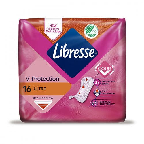 Libresse V-Protection Ultra Regular Flow 16-pack