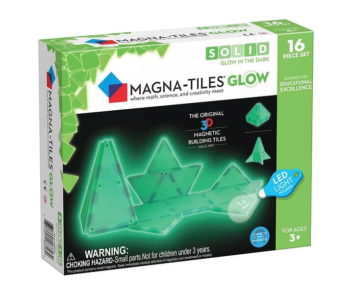 Magna-Tiles Glow In The Dark 16-Piece Set