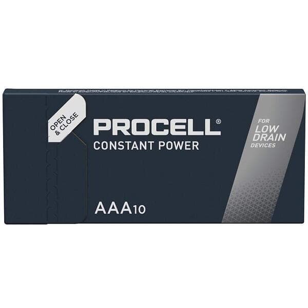 Duracell Batteri PROCELL Constant Micro, AAA, LR03 1,5V 10-pack