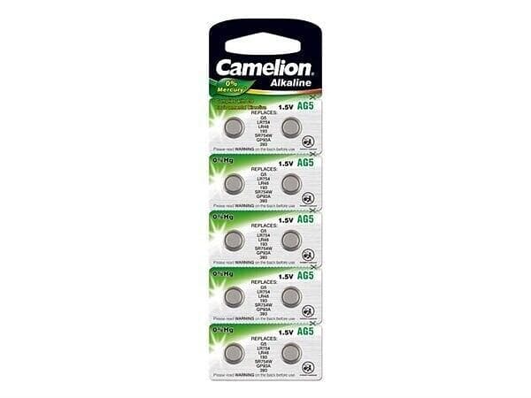 Camelion AG5 / 309 / 393 / LR48 Knappcellsbatteri 10-pack