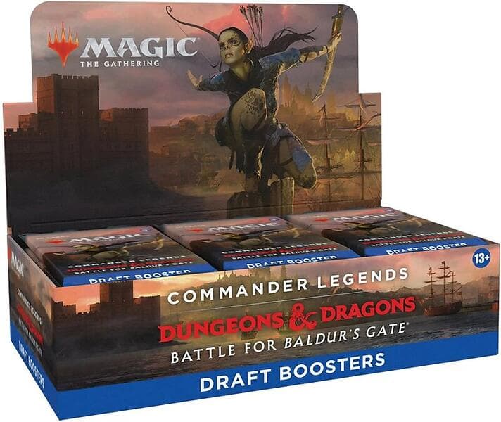 Magic the Gathering Commander Legends Dungeons & Dragons Battle for Baldur's Gate Draft Boosters (24 Packs)
