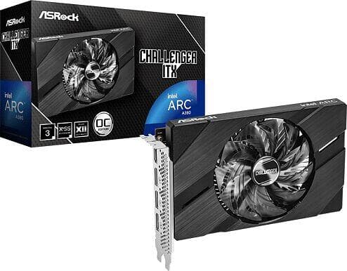 ASRock Intel Arc A380 Challenger ITX OC HDMI 3xDP 6GB