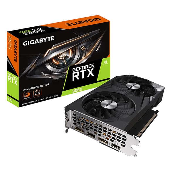 Gigabyte GeForce RTX 3060 Windforce OC 2xHDMI 2xDP 12GB