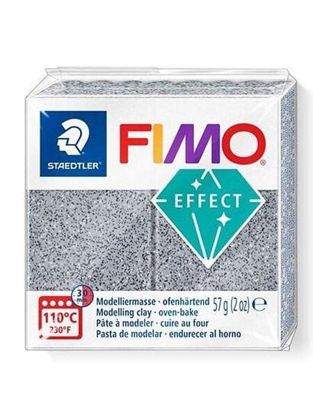 Fimo Effect Stone Granite Grå 57g