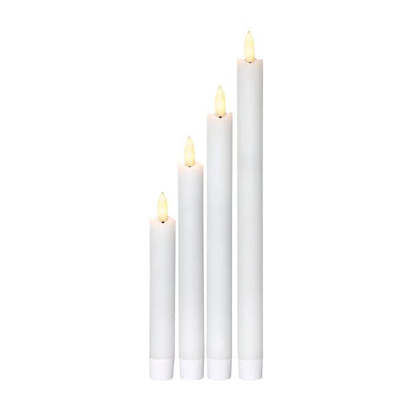 Star Trading AB FLAMME 4-Pack LED Antikljus 28,5cm Vit