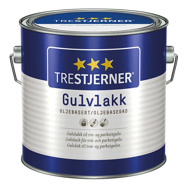 Trestjerner Golvlack Trestjerner Oljebaserad Blank 3L