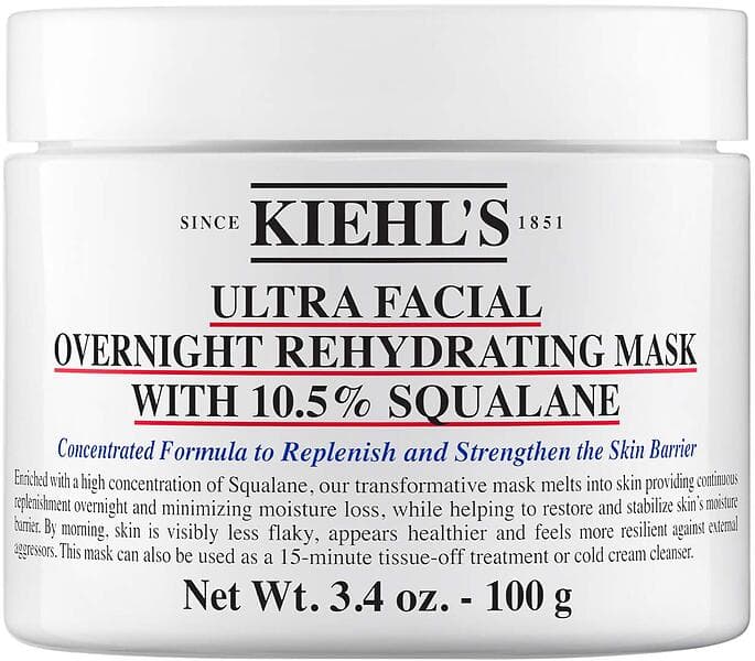 Kiehl's Ultra Facial Overnight Rehydrating Mask with 10.5% Squalane 100g