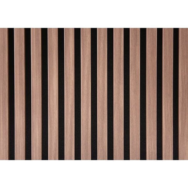 Fibrotech Akustikpanel Basic Valnöt 22X605X2440Mm