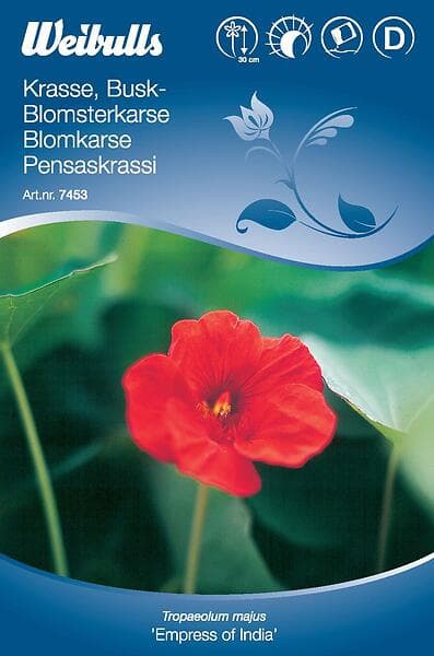 Weibulls Blomfrö Frö Krasse Mörkbladig Busk Röd