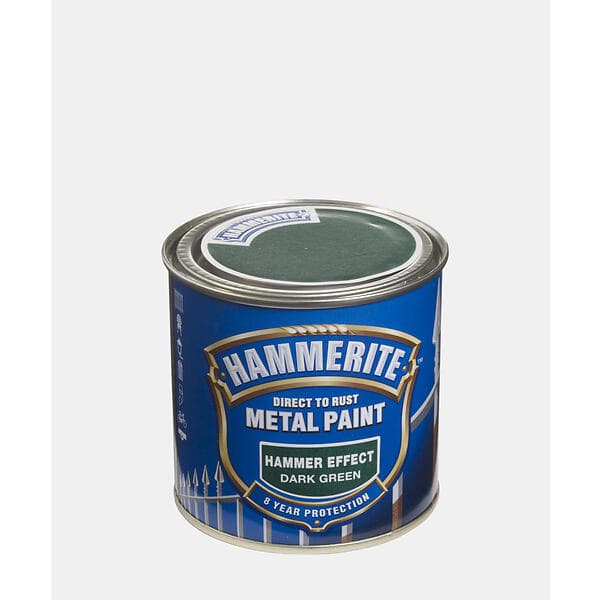 Hammerite Direct to Rust Metal Paint Hammered Dark Green 0,25L