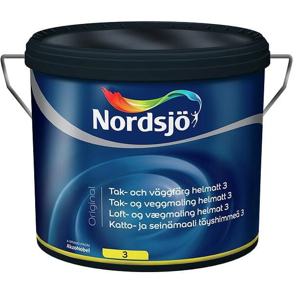 Nordsjö Tak&väggfärg Original Helmatt 3 BW Inomhus 10L