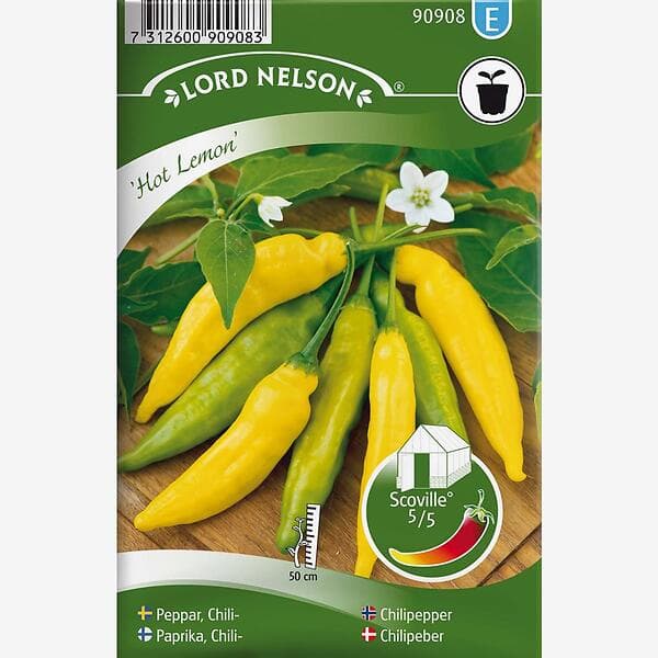 Nelson Garden Chilipeppar Hot Lemon