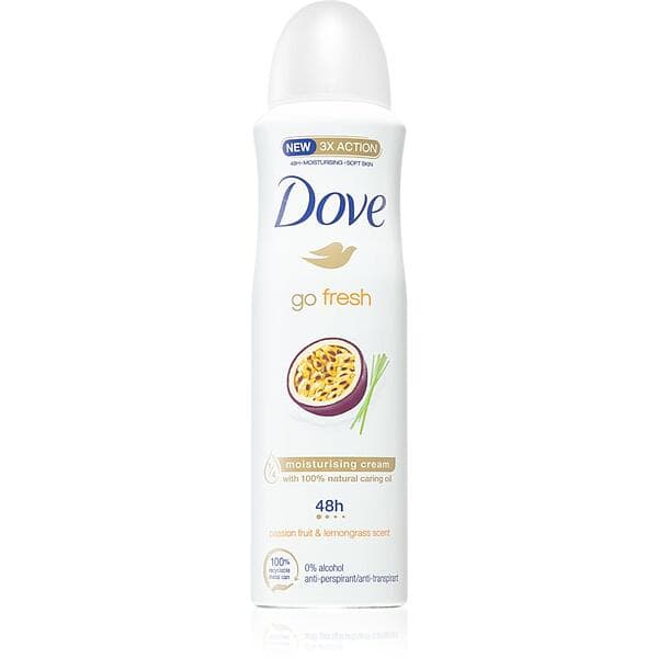 Dove Go Fresh Passion Fruit & Lemongrass Antiperspirant Spray 150ml