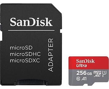 SanDisk Ultra microSDXC Class 10 UHS-I U1 A1 150MB/s SDSQUAC-256G 256GB