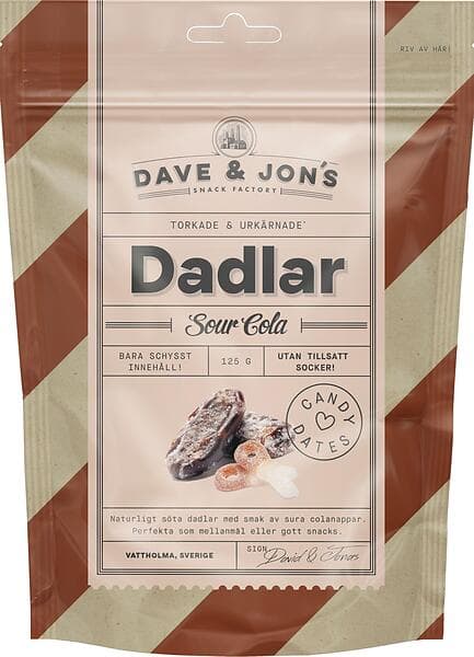 Dave & Jon’s Dadlar Sour Cola 125g