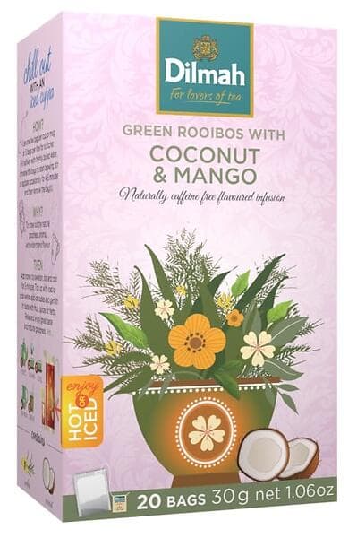 Dilmah Green Rooibos Coconut & Mango 20st