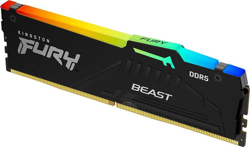 Kingston Fury Beast Black RGB DDR5 5600MHz 16GB (KF556C40BBA-16)