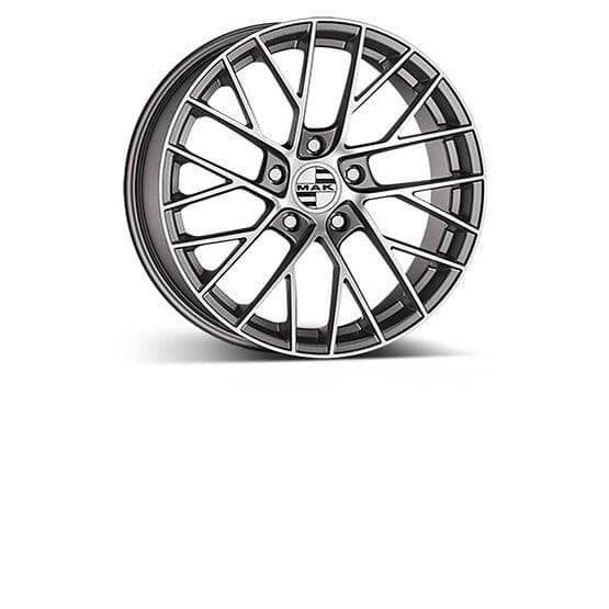 MAK Wheels Monaco Gunmetal Machined Face 11.5x21 5/130 ET59 B71.6