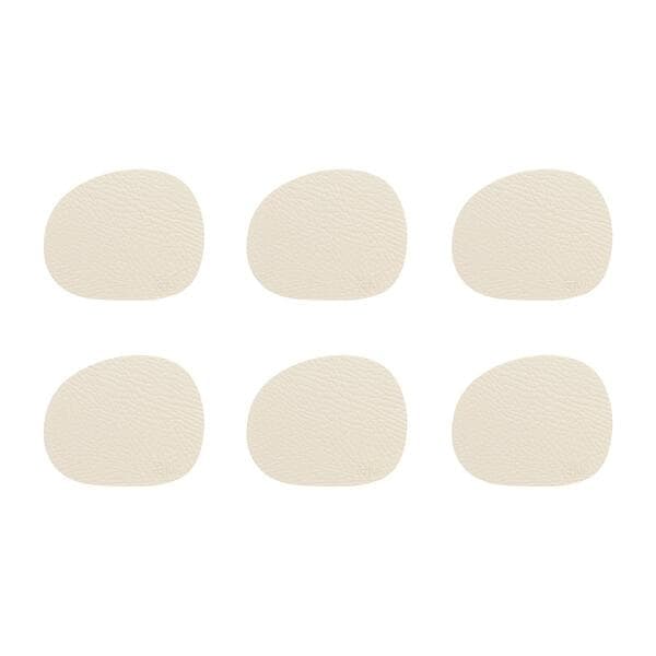 Aida Raw läder 6-pack Wam nude (Beige)