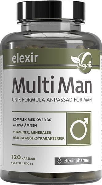 Elexir Multi Man Vegan 120 Kapslar