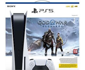 Sony PlayStation 5 (PS5) (inkl. God of War Ragnarök) 825GB