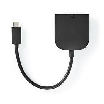 Nedis CCGP64552BK02 USB-C - DVI-D M-F