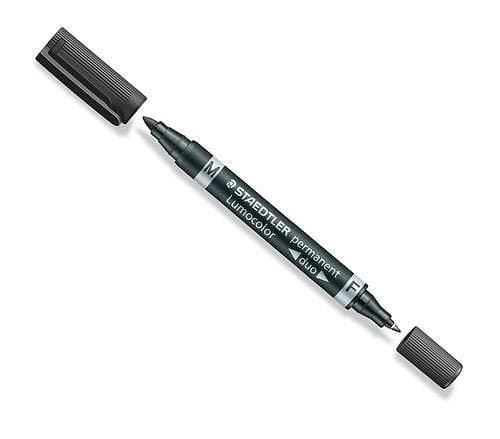 Staedtler Lumocolor 348 Fine/medium Svart
