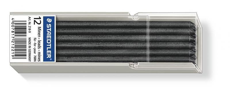 Staedtler Refill Lumocolor 768 Svart 12-PACK