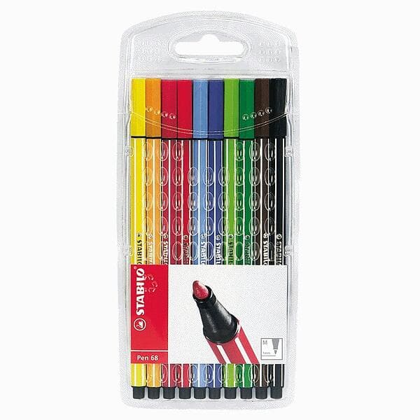 Stabilo Pen 68, 10-SET