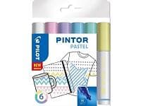 Pilot Pintor Marker Pastel M 6-PACK
