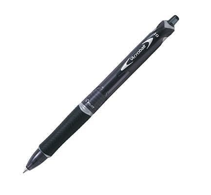 Pilot Bg Acroball Plastic Svart