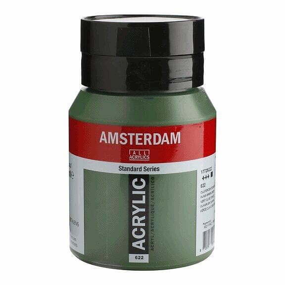 Talens Amsterdam Akrylfärg 500ml O Olive Green Deep 622